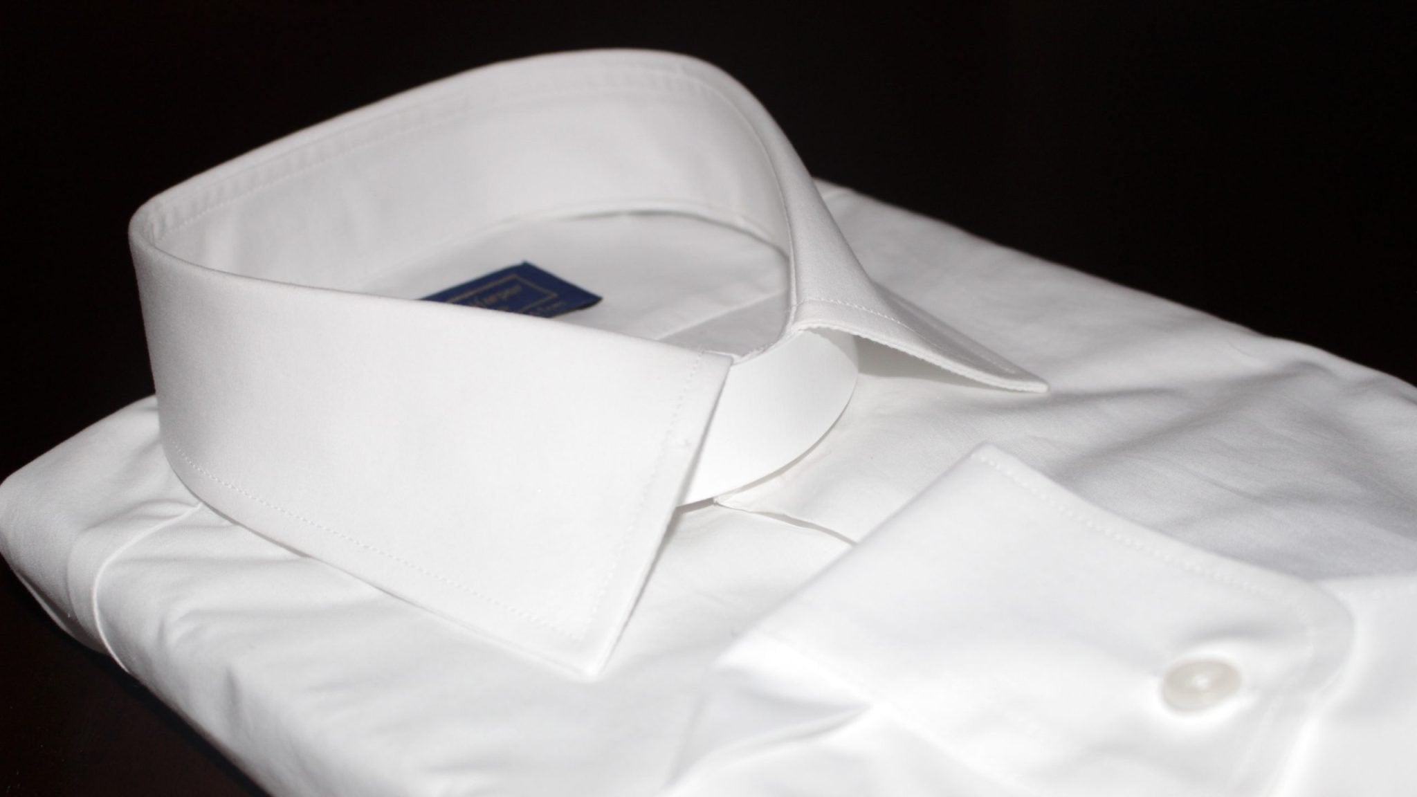 White Clerical Clip-in Shirt