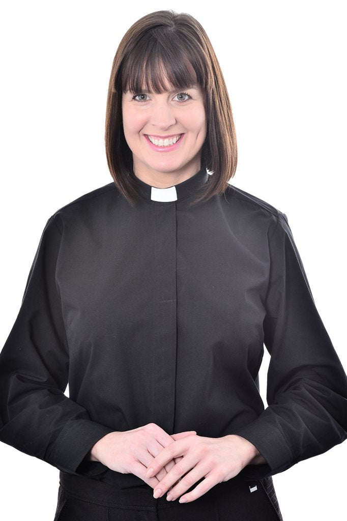 1 inch Tunnel Collar - Womens Clerical Shirt