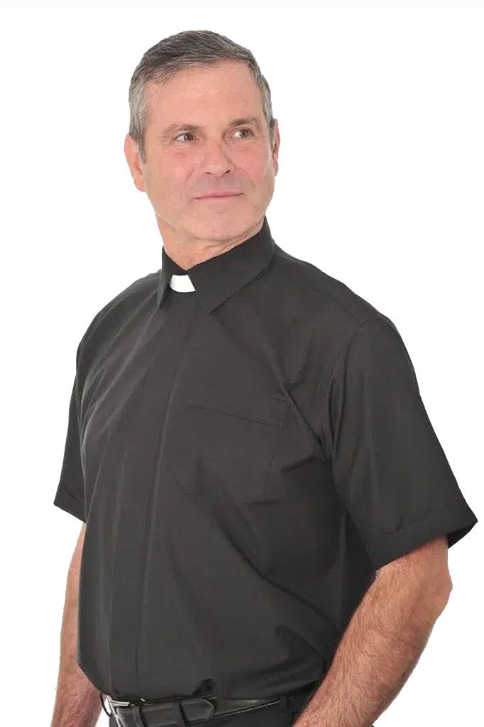 Collar Attached Shirt - Short Sleeve