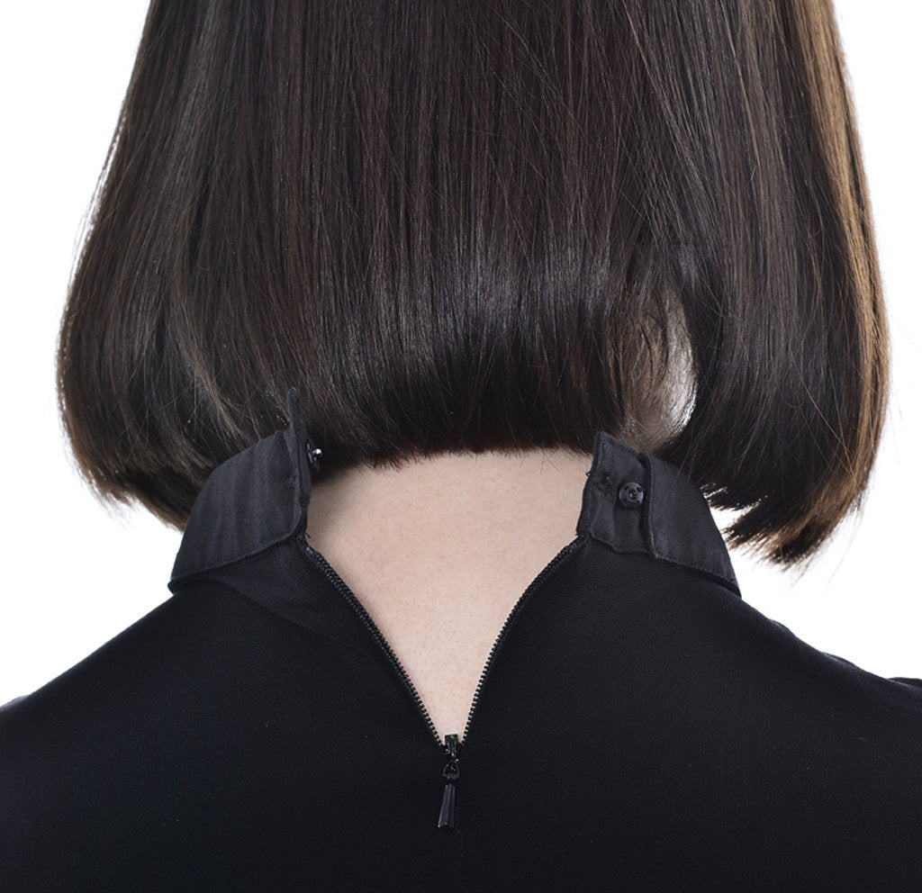 Womens Clerical Blouse - Black