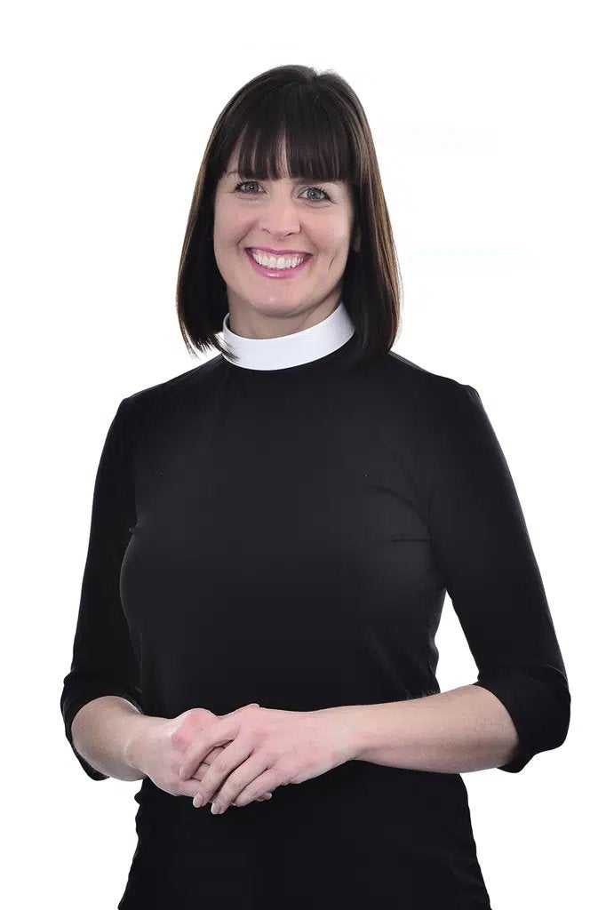 Womens Clerical Blouse - Black