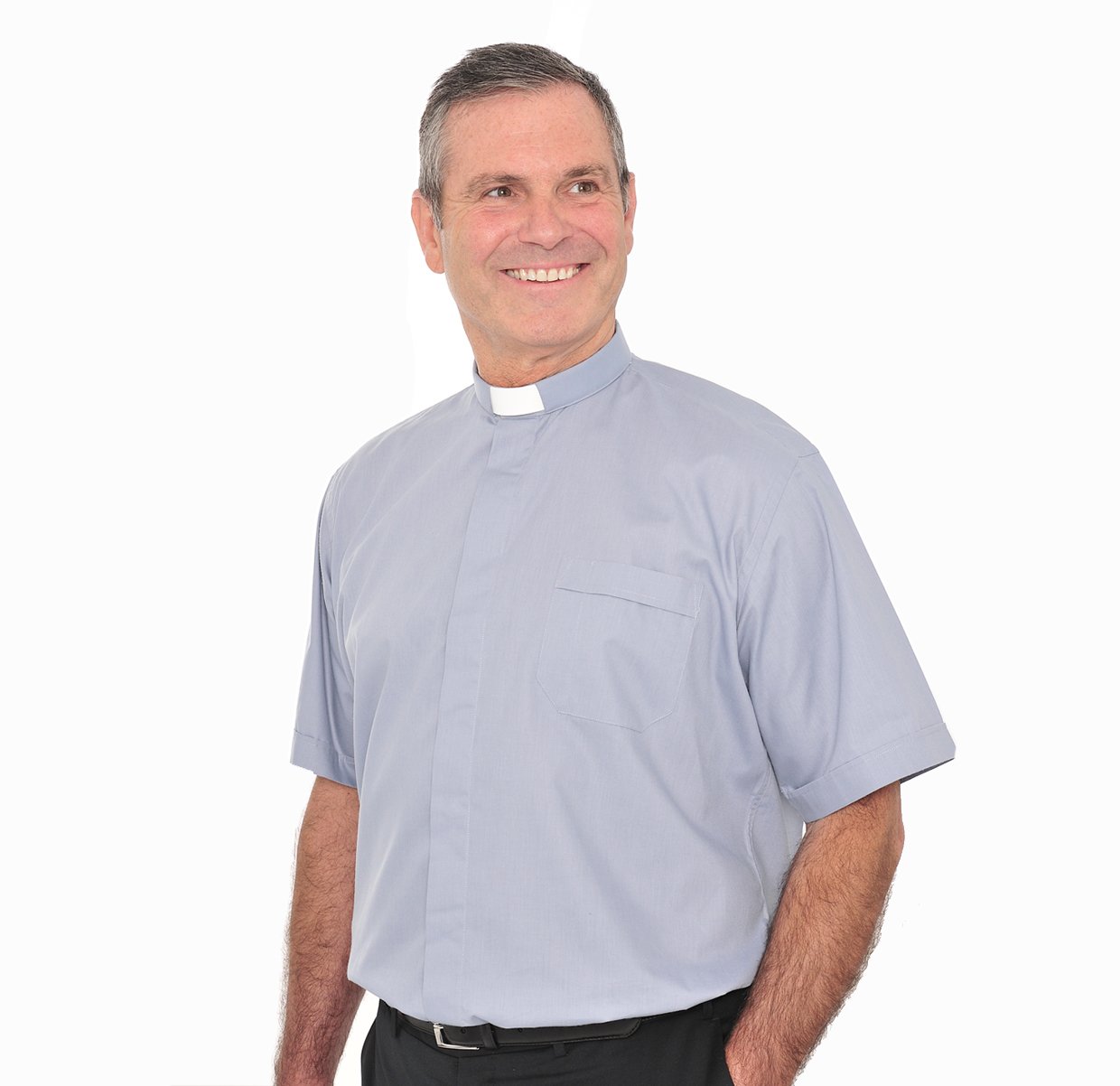1-inch Tunnel Collar Shirt - Short Sleeve