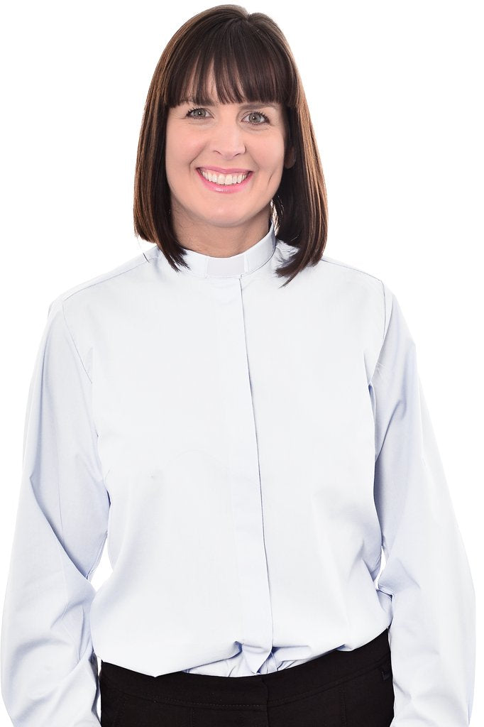 1 inch Tunnel Collar - Womens Clerical Shirt
