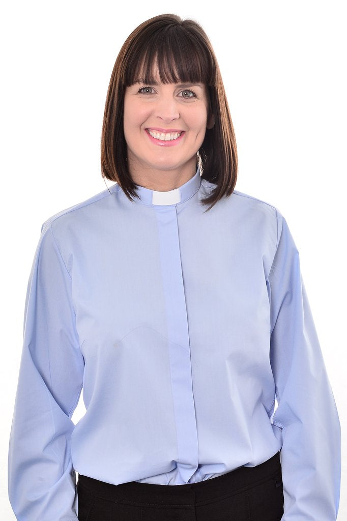 1 inch Tunnel Collar - Womens Clerical Shirt