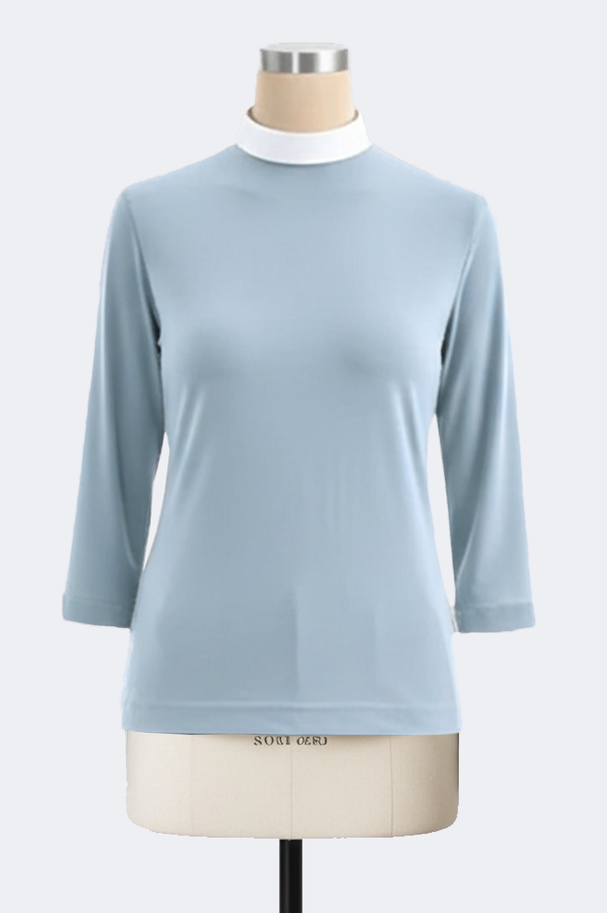 Womens Clerical Blouse - Grey